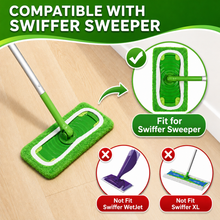 Load image into Gallery viewer, 8 Pack Reusable Microfiber Mop Pads, Machine Washable, Wet & Dry Floor Cleaning, Fits Hardwood, Tile, Marble & Laminate Floors, Compatible with Swiffer Sweeper