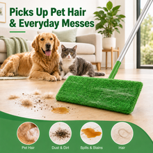Load image into Gallery viewer, 8 Pack Reusable Microfiber Mop Pads, Machine Washable, Wet & Dry Floor Cleaning, Fits Hardwood, Tile, Marble & Laminate Floors, Compatible with Swiffer Sweeper