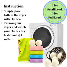 Load image into Gallery viewer, Wool dryer balls