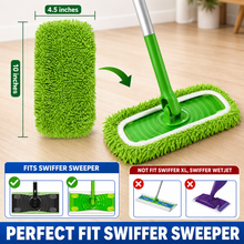 Load image into Gallery viewer, 6PCS Reusable Microfiber Mop Pads Compatible with Swiffer Sweeper
