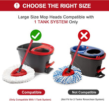 Load image into Gallery viewer, Mop Heads Replacement for O-Cedar EasyWring Spin Mop.
