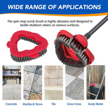 Load image into Gallery viewer, Wire Brush Head for O-Cedar EasyWring 1-Tank System. NOT FOR WOOD FLOOR.
