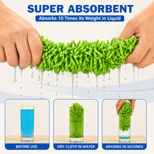 Load image into Gallery viewer, 6PCS Reusable Microfiber Mop Pads Compatible with Swiffer Sweeper
