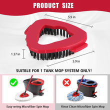 Load image into Gallery viewer, Mop Head &amp; Scrub Brush Refill Only For O-Cedar EasyWring 1 Tank System. Bucket &amp; Handle NOT Included.
