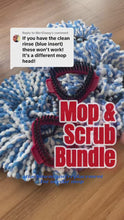 Load and play video in Gallery viewer, Spin Mop Heads and Scrub Brush Refills Bundles For O-Cedar RinseClean 2 Tank System. Bucket and Handle NOT Included.
