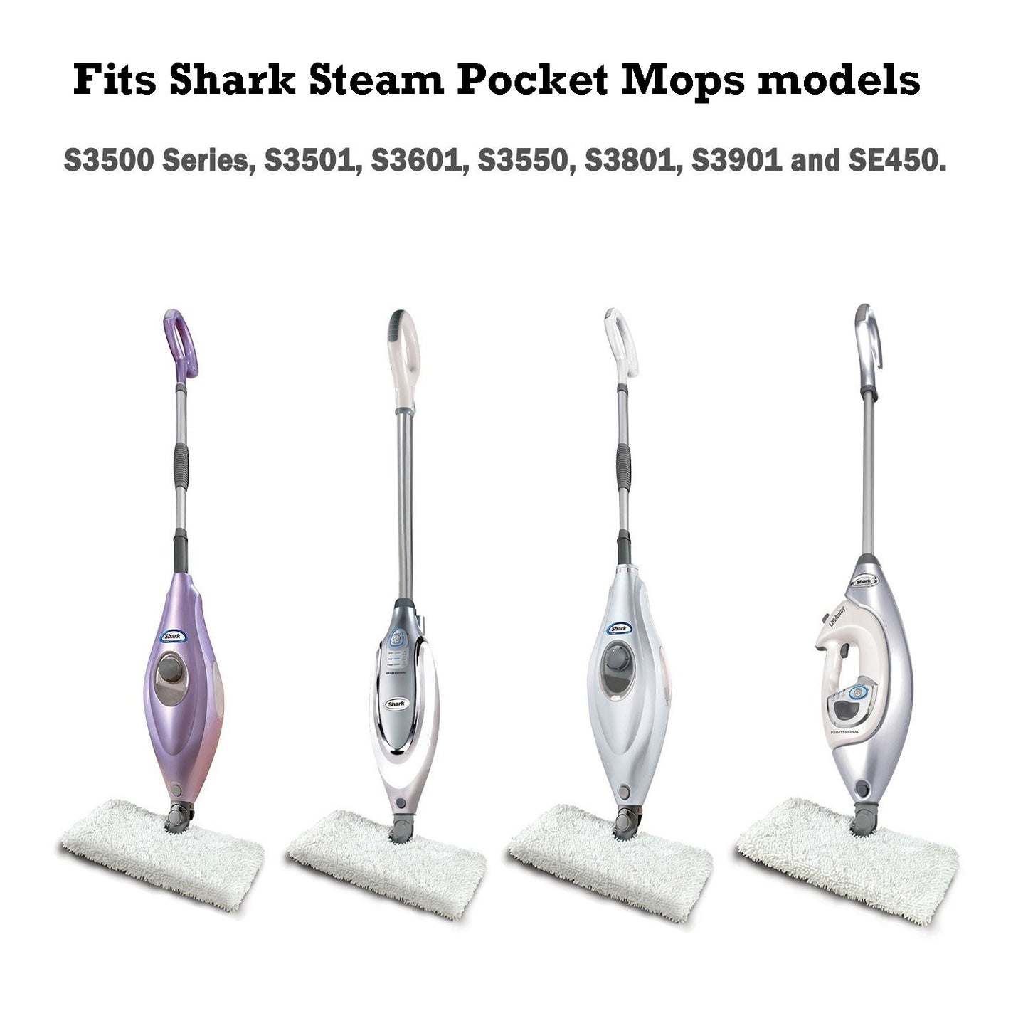 Shark steam mop replacement pads (shark s3501)